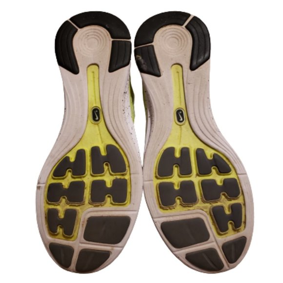 Nike Flyknit One Running Shoes Sneakers Volt Green / Gray Women's 8.5 Pre-owned - Picture 6 of 11